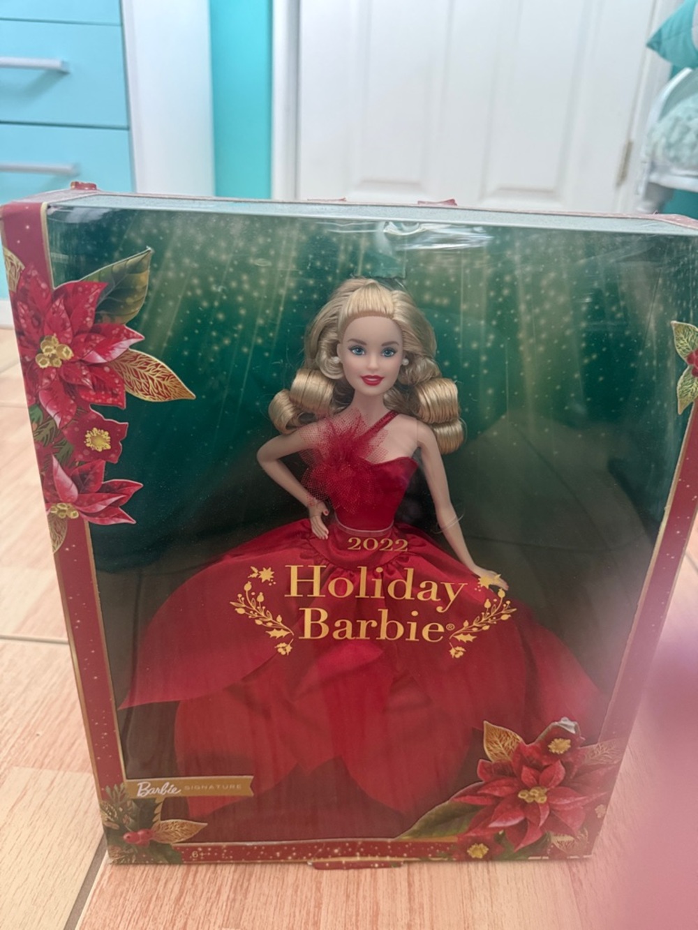 Barbie 2022 Holiday Barbie in Red Gown